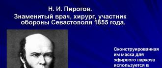Краткая биография Пирогова Николая Ивановича